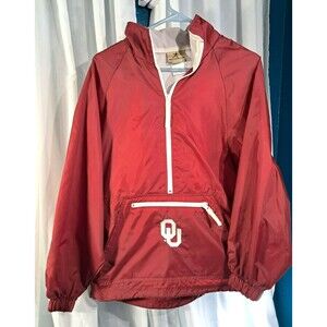 Vintage Reebok Heisman Collection Oklahoma Sooners Windbreaker Jacket Sz Large